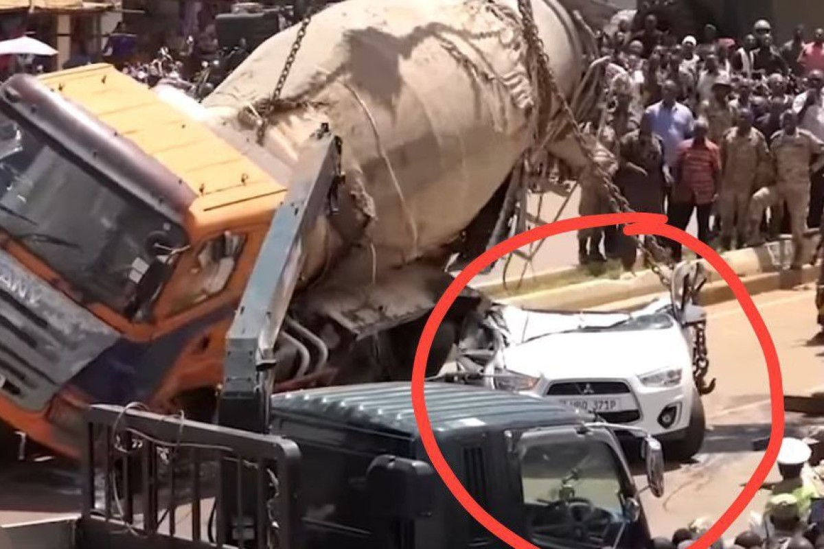 Video Amatir Detik-detik Mobil Okiot Raphael Diangkat, Dimana Jasadnya? Kecelakaan Mobil Putih Penyok Tertimpa Truk Molen Viral Tiktok