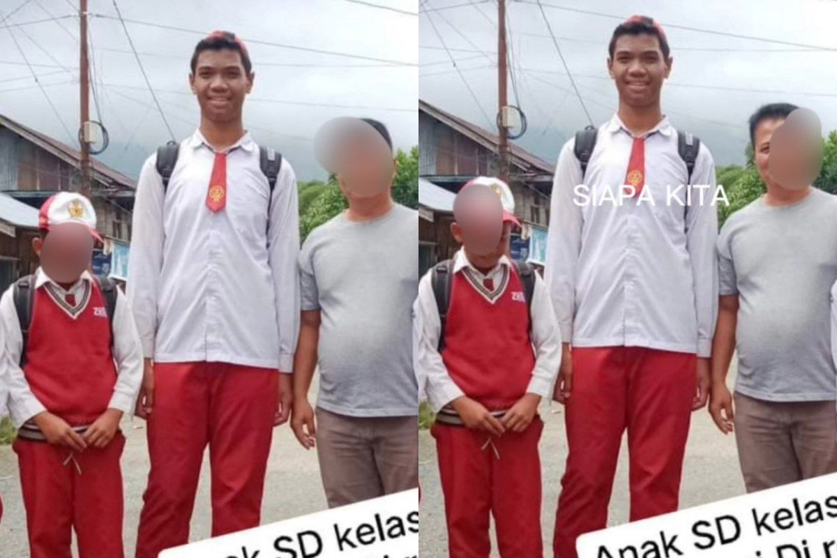 Profil Biodata Sagil 2 Meter Viral Tiktok, Siapa Orang Tua Sagil Muhammad Rizki yang Tinggal di Kerinci?